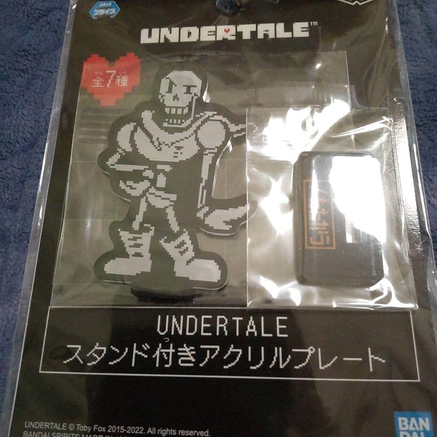 UNDERTALE　アクリルスタンド　プレート UNDERTALE スタンド付きアクリルプレート～FOOD DESIGN～vol.2